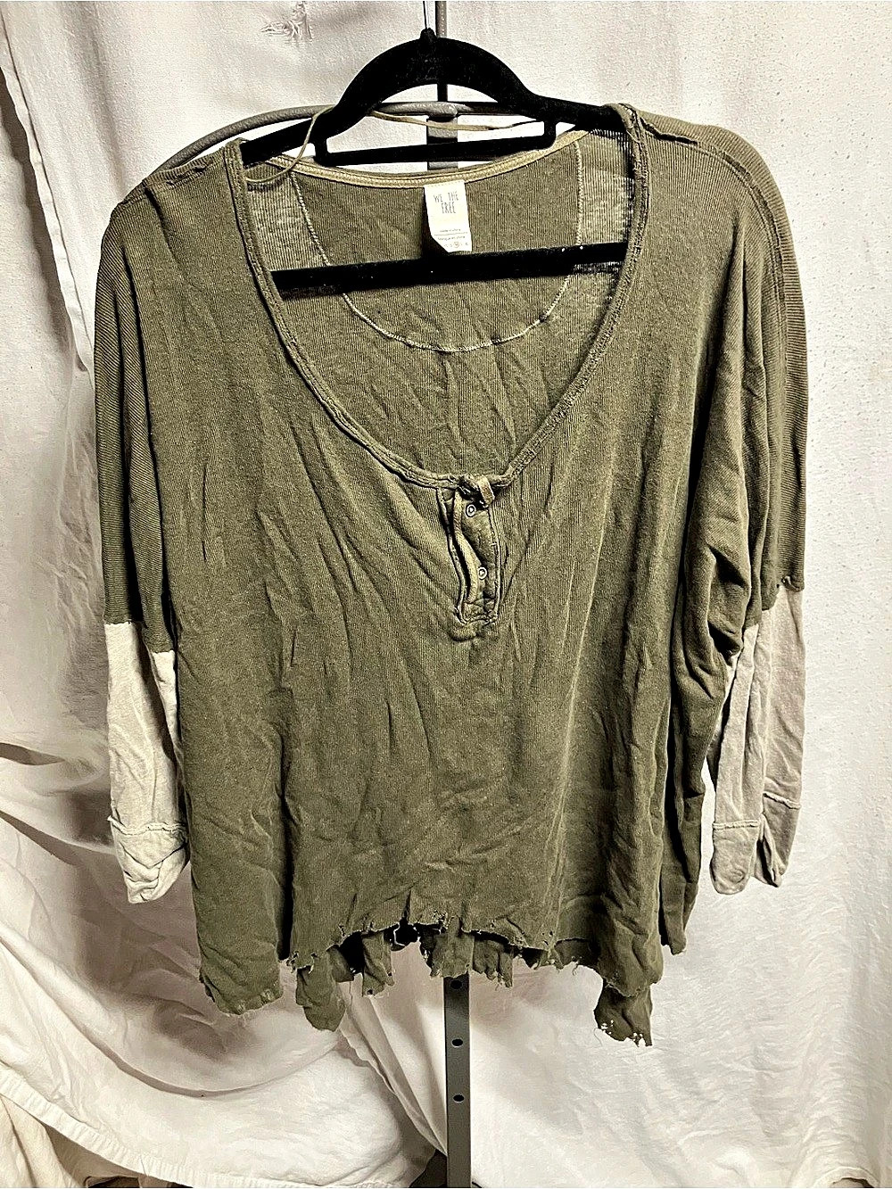 We The Free Olive Tunic Top Size M